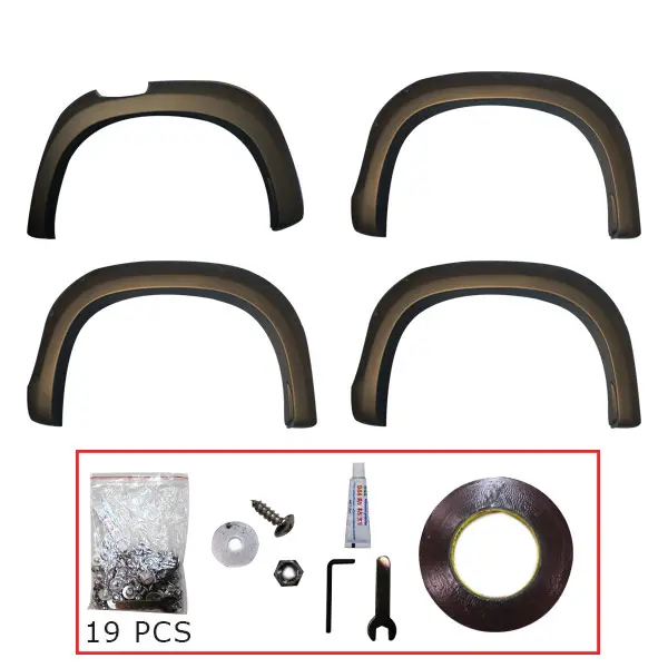  FENDER FLARE TRITON L200 19+ NEGRO C/TORNILLOS (HU-8546)