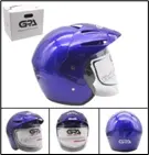 Casco de moto azul talla M con logo GPA (TM-18033-M)