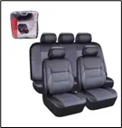 FORRO P/ASIENTO NEGRO/GRIS 9PZAS/SET (16-6135-NG)