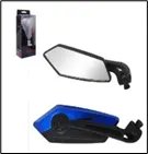 ESPEJO P/MOTO NEGRO/AZUL ROSCA 8-10MM (LF-4616-AZ/TM-1204-AZ) 
