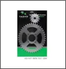 sproket delantero/trasero 42-14T SX1200 (TM-3709)