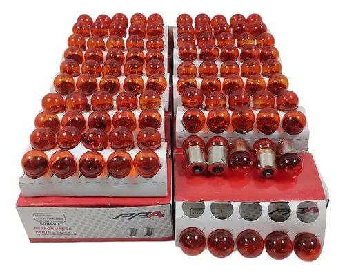 BOMBILLO 1 CONT CHICO AMBAR 67 12V (67-AMBAR)
