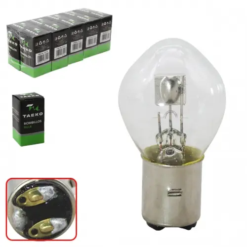 BOMBILLO MOTO CLARO 12V 35/35W (CS3103)