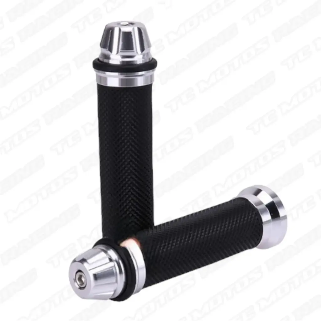 MANUBRIO PARA MOTO NEGRO CROMO (TM-7021-NCR )