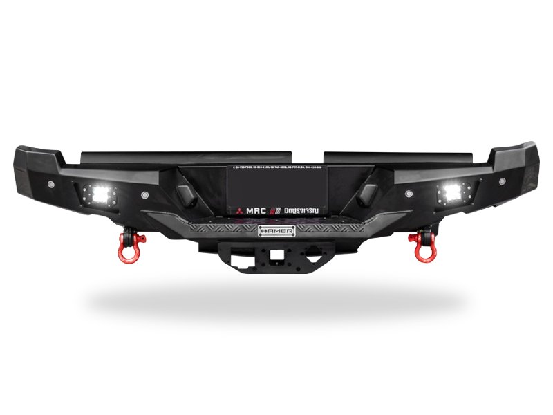 REAR BUMPER TRITON L200 15-22 W/LED (R03P-MTBP-TT15-LED)