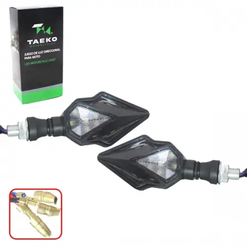 LUZ DIRECCIONAL SET P/MOTO AMBAR (TM-1334)