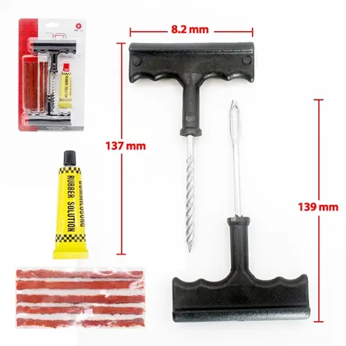 KIT DE REPARACION DE PONCHES DE LLANTAS (LF-9201)