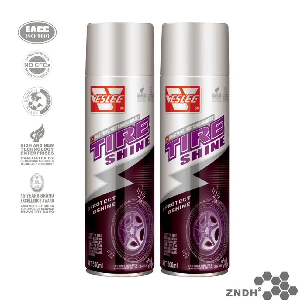 LIMPIADOR ABRILLANTADOR DE NEUMATICOS 500ML VESLEE (LF-1832) 