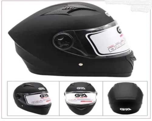 CASCO DE MOTO NEGRO XL (TM-18016N-XL)