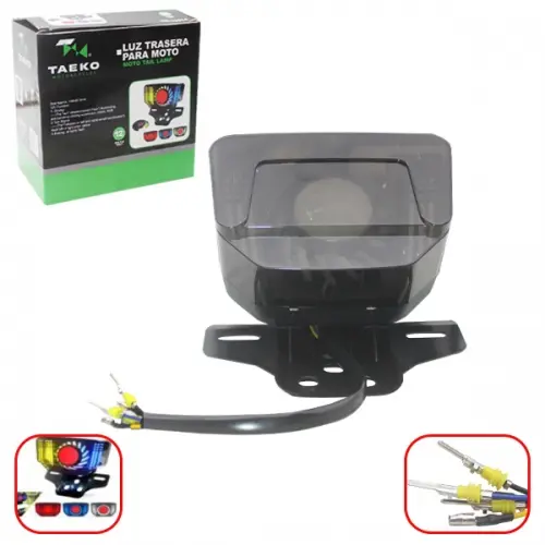 LAMPARA LED PARA MOTO 12V 144X92.5MM R-G-B (TM-13014)