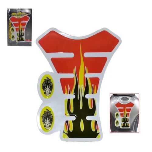  CALCOMANIA PARA MOTO ROJO (TM-8007-R)