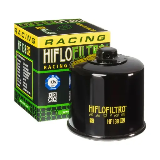 FILTRO DE ACEITE P/ MOTO DEPORTIVA SUSUKI-APRILLIA (HF138RC)