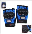 GUANTILLAS P/MOTO XL NEGRO Y AZUL (TM-9000)