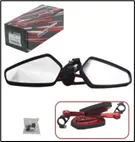 ESPEJO RETROVISOR PARA PUÑOS ROJO (TM-1208-R)