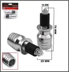 EXTENSION DE MANUBRIO SILVER PLATEADO (TM-2004-SIL)