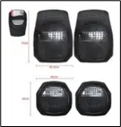 Alfombra de Caucho Negra/PAD Carbon (LF-5158-NCN)