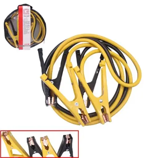 CABLE JUMPER 500AMP 2.5M AMARILLO/NEGRO (LF-6532)