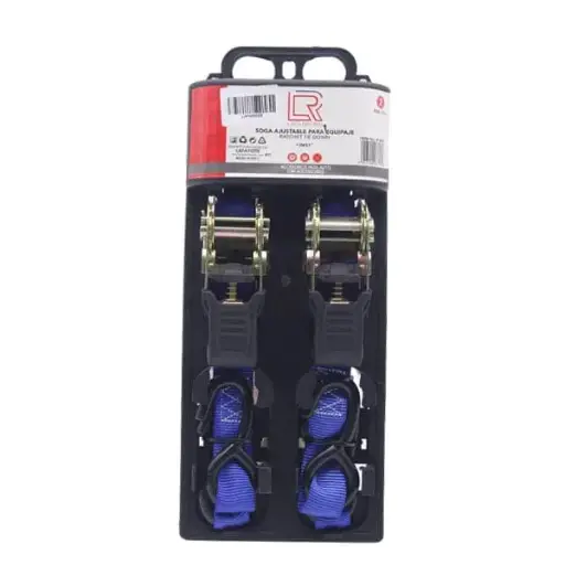 SOGA AJUSTABLE P/EQUIPAJE AZUL 3MX1" 2PZAS/SET (LF-5819)