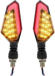 LUZ INTERMITENTE LED DE MOTO AMARRILLO  (TM-1310-AZ)