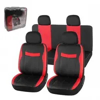 FORRO DE ASIETO NEGRO-ROJO (16-8023-NR) 