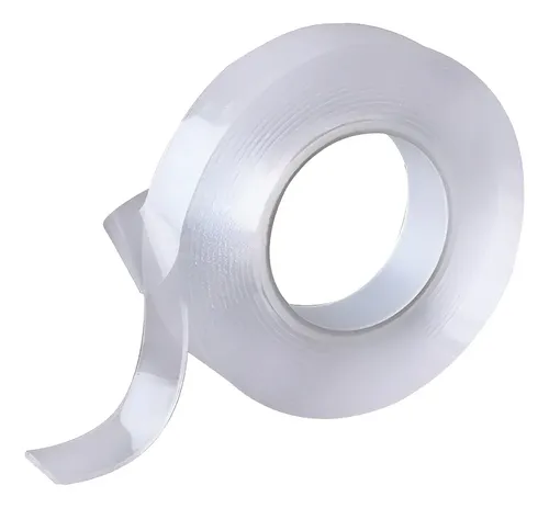 CINTA ADHESIVA DOBLE CARA TRANSPARENTE 4MM (109008)