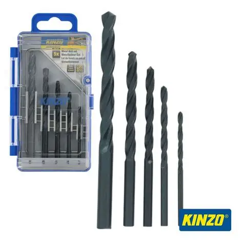 SET DE BROCAS 5PCS 3,4,5,6,8MM (17125) 