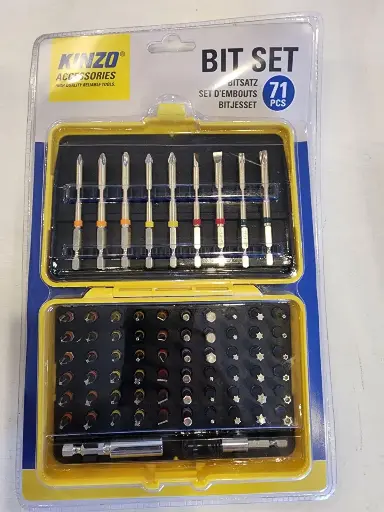 JUEGO DE PUNTAS DE DESTORNILLADOR 71PCS (26590) 