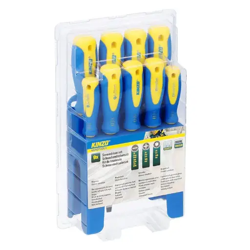 SET DE DESTORNILLADORES 9PCS (02912) 