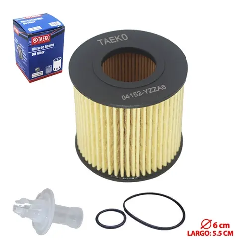 FILTRO DE ACEITE TOYOTA COROLLA/YARIS (04152-YZZA6)