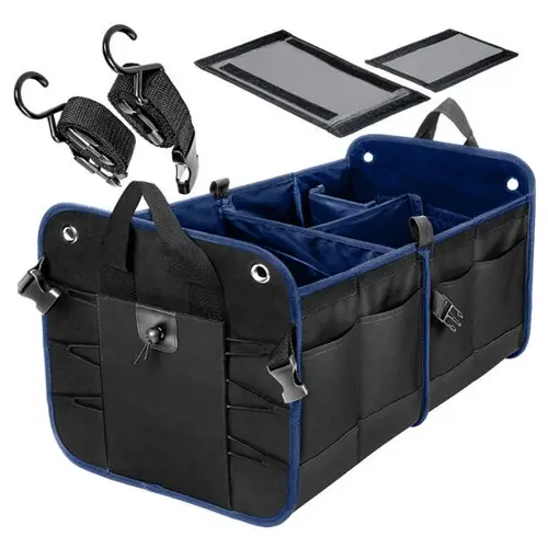 ORGANIZADOR PARA BAUL 60X38X32CM NEGRO/AZUL (LF-7109)