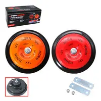 PITO DE DISCO DE COLOR ROJO-NARANJA (TYPE-1211)